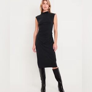 Old Navy Black Midi Dress